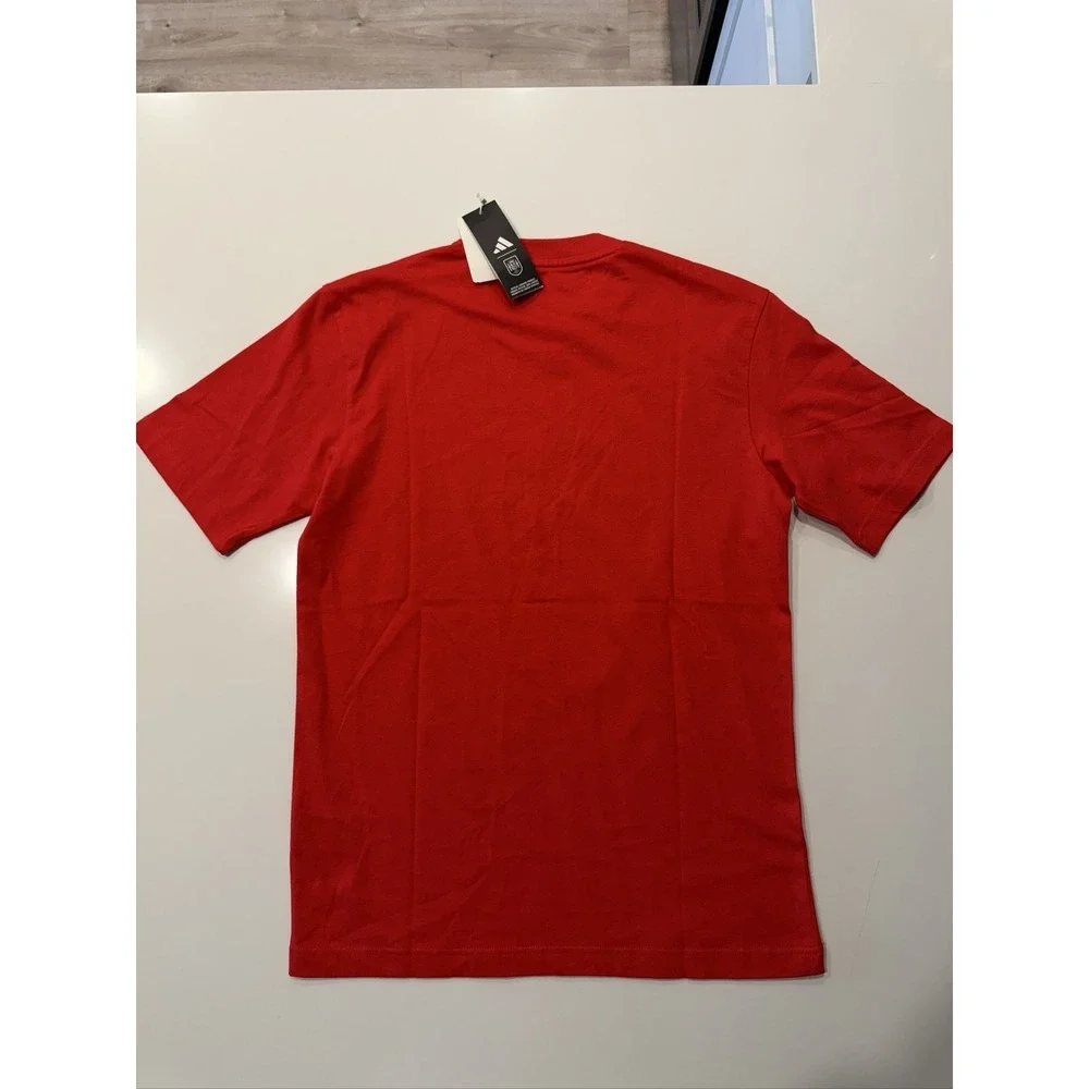 Adidas FEF DNA GR TEE JZ2263 Soccer T-Shirt Spain National Team Mens Small NWT